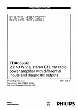 DataSheet TDA8566Q pdf